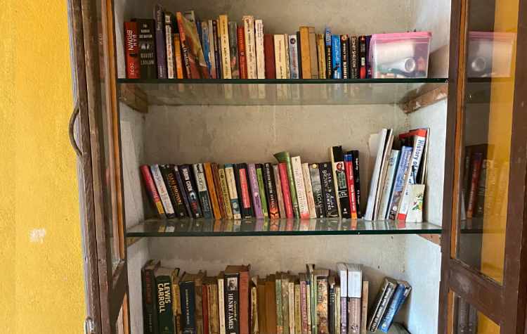 Mini Library at Kaajva Forest Stay