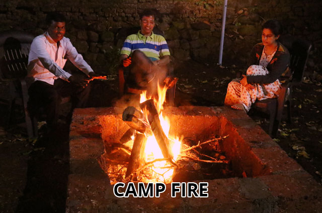 Camp Fire at Gaganbawada
